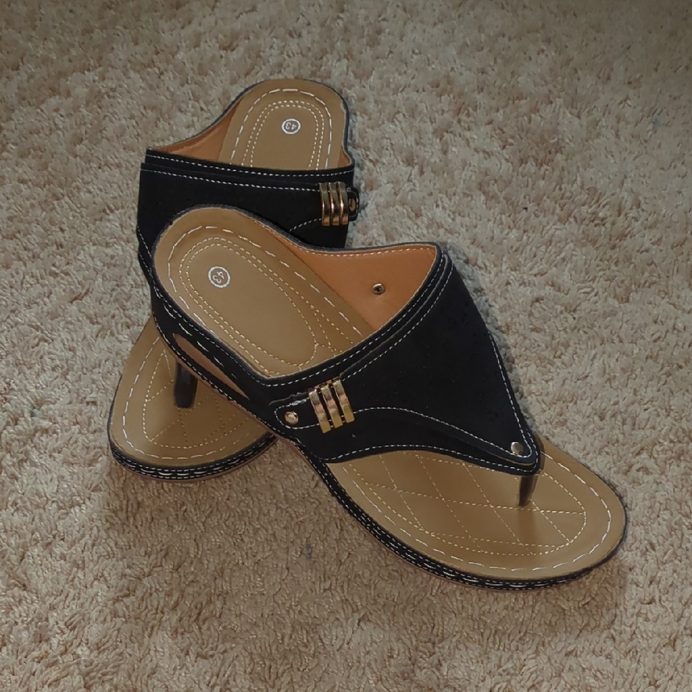 Elegant Black Women's Sandals